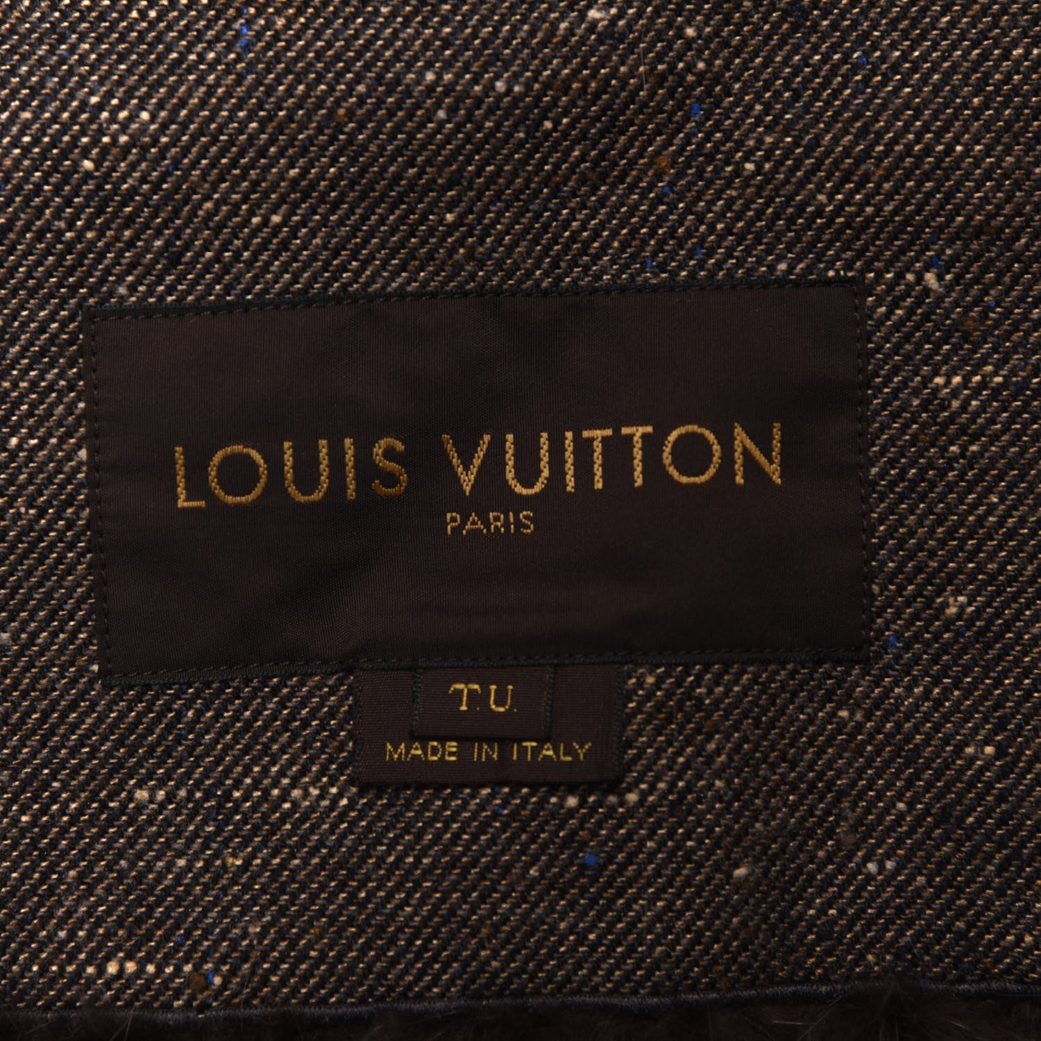 Louis Vuitton Mink Fur Scarf Stole Wrap Brown 3 of 4