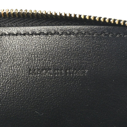 Celine Smooth Calfskin Cuir Triomphe Clutch on Chain Black 6 of 9