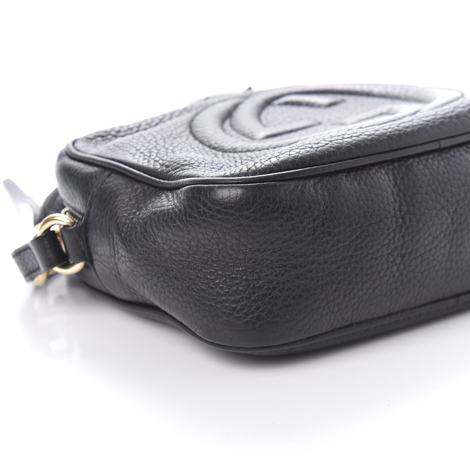 Gucci Pebbled Calfskin Small Soho Disco Bag Black 6 of 13