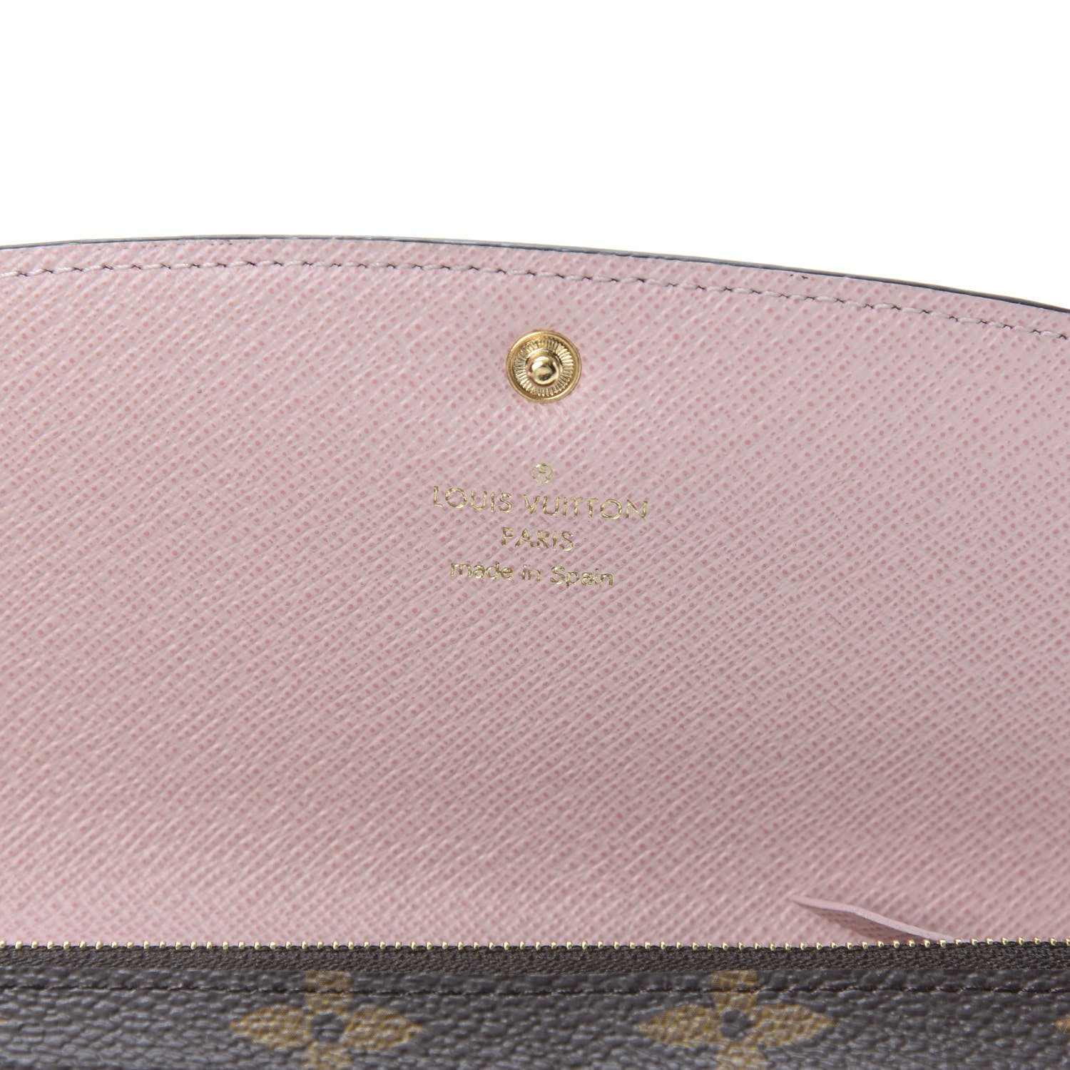 Louis Vuitton Monogram Emilie Wallet Rose Ballerine 6 of 8