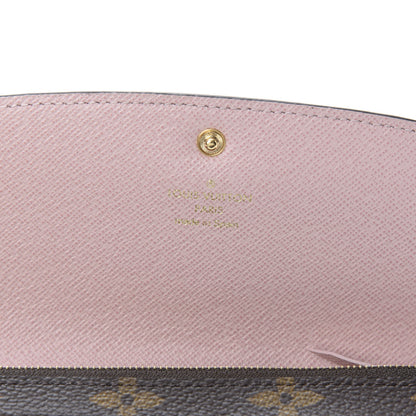 Louis Vuitton Monogram Emilie Wallet Rose Ballerine 6 of 8