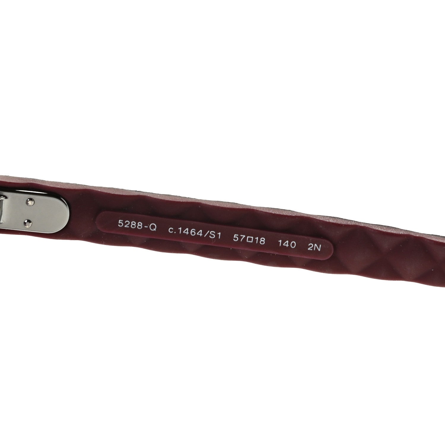 Chanel Quilted CC Sunglasses 5288-Q Burgundy 5 of 7