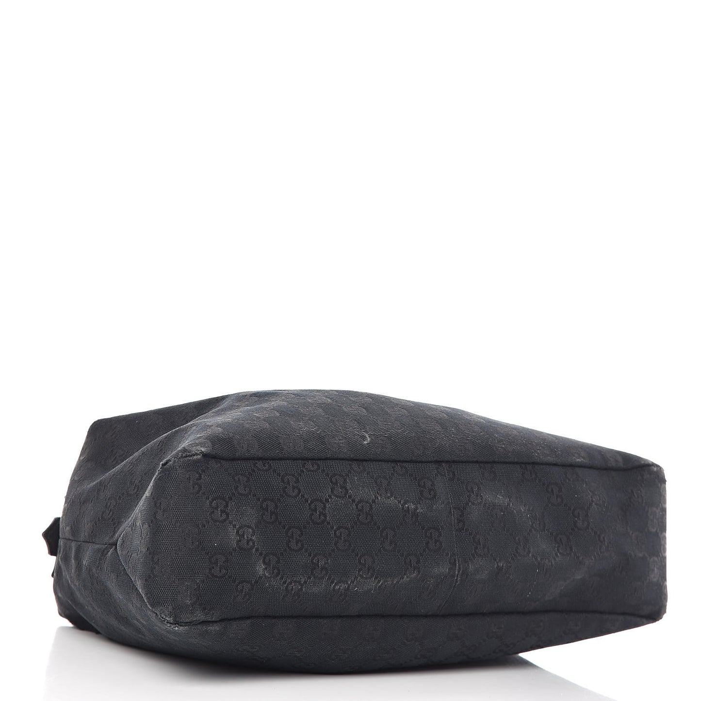 Monogram Medium Horsebit Chain Hobo Black