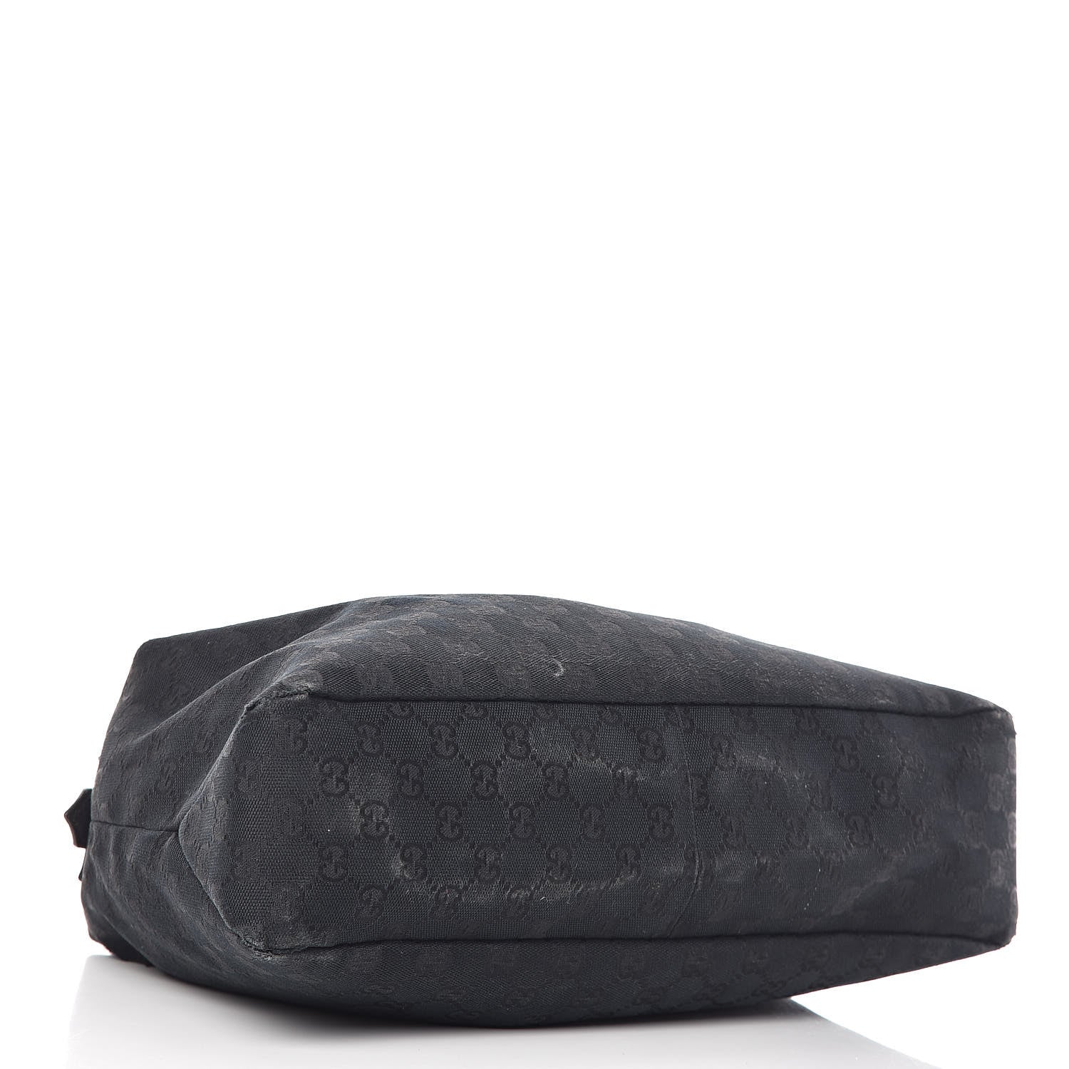 Gucci Monogram Medium Horsebit Chain Hobo Black 4 of 17