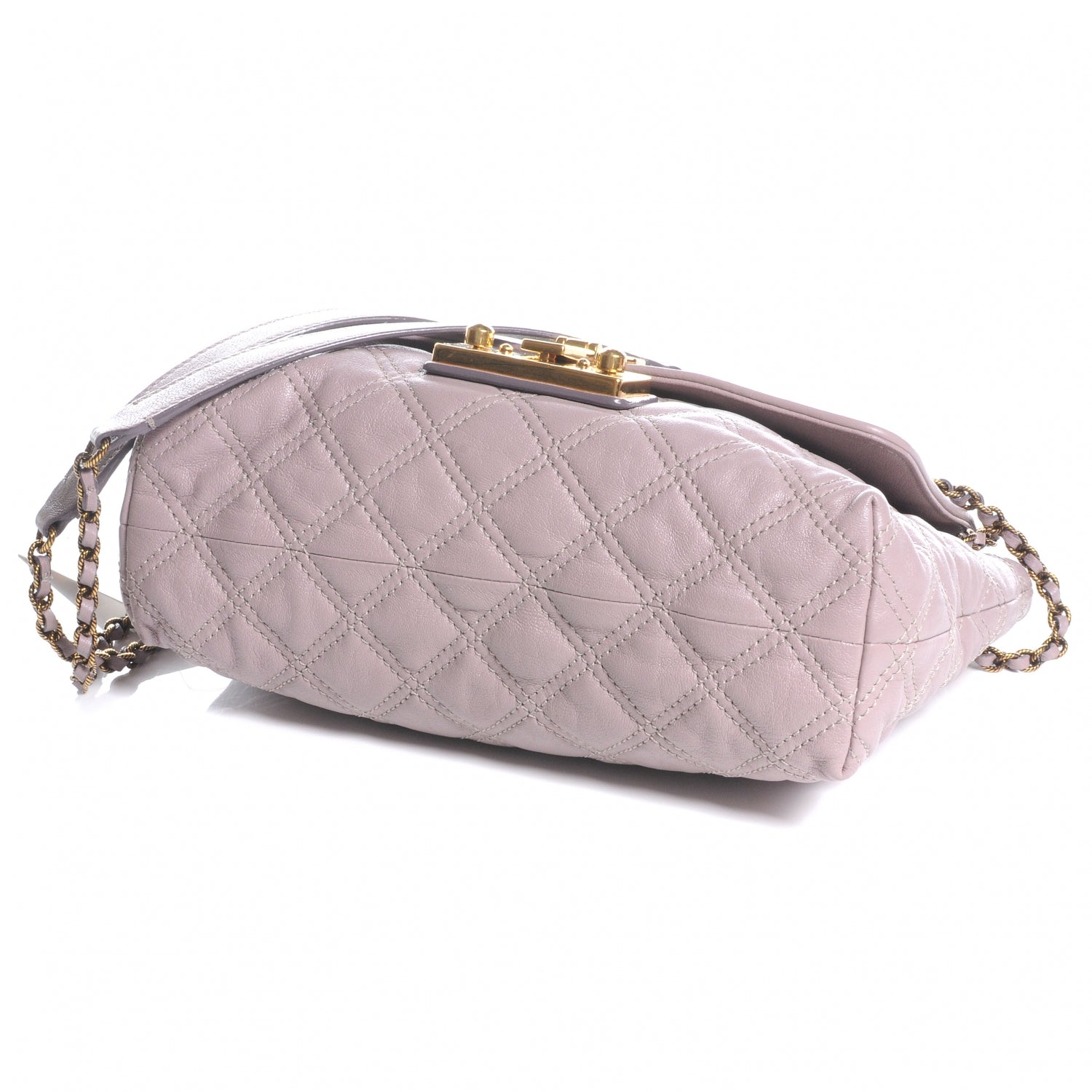 Marc Jacobs Leather Quilted Large Single Dusty Rose 4 of 8