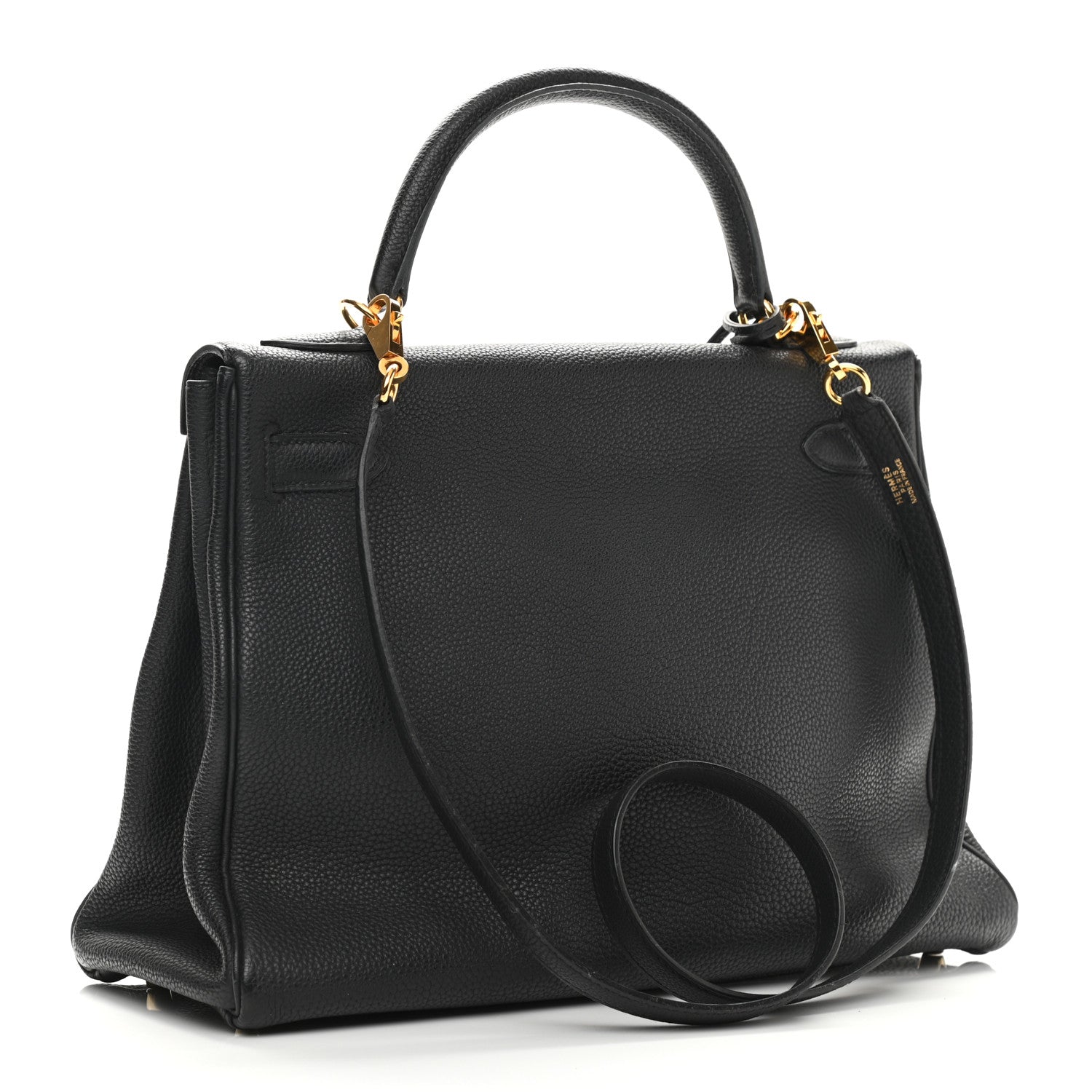 Hermes Togo Kelly Retourne 32 Black 3 of 14