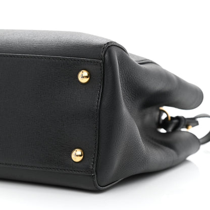 Fendi Vitello Elite Petite 2Jours Tote Black 9 of 10