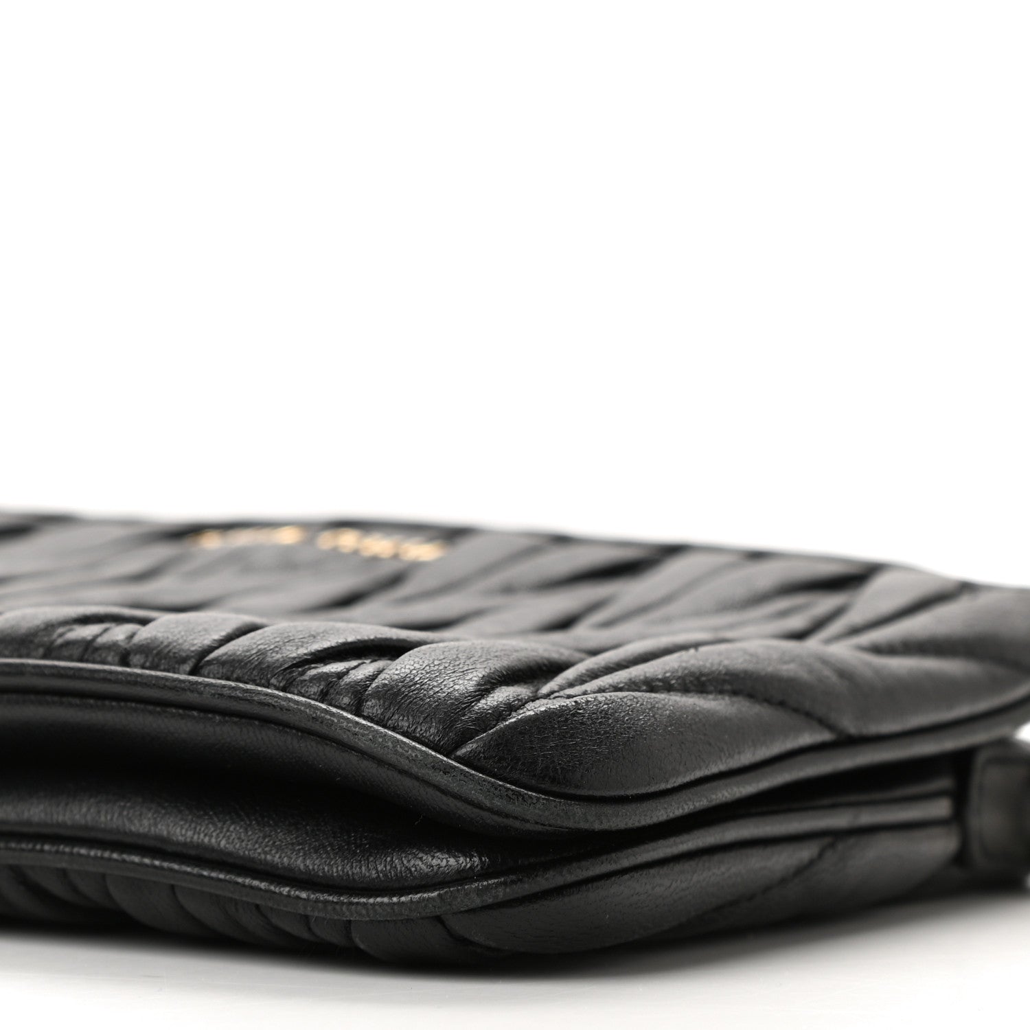Miu Miu Nappa Matelasse Double Zip Crossbody Black 11 of 11