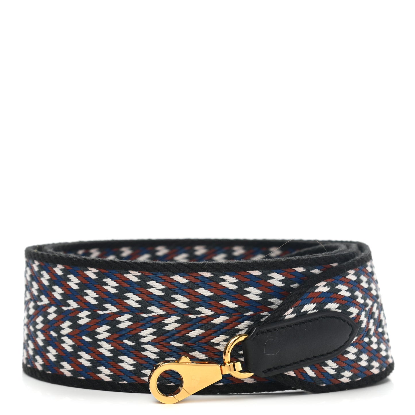 Toile Swift 50mm Sangle ZigZag Shoulder Strap Black White Deep Blue