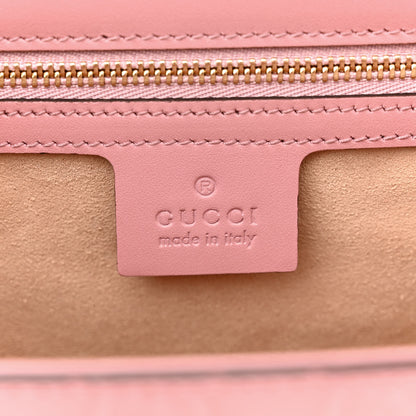 Gucci Guccissima Signature Medium Padlock Shoulder Bag Rose Baby Candy 6 of 14