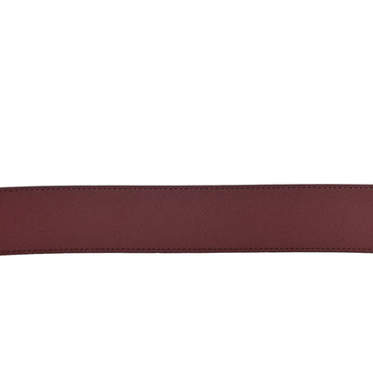 Gucci Calfskin Crystal Double G 40mm Belt 80 32 Vintage Bordeaux 6 of 6