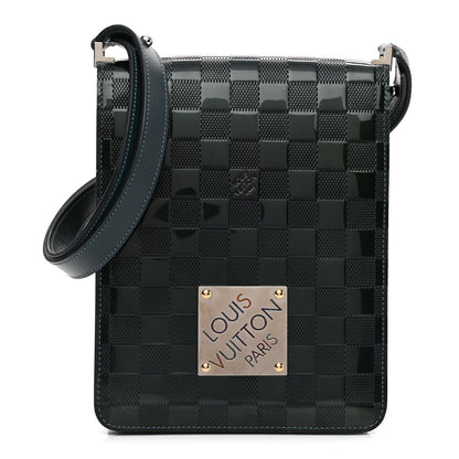 Louis Vuitton Damier Vernis Club Petrole Blue 1 of 16