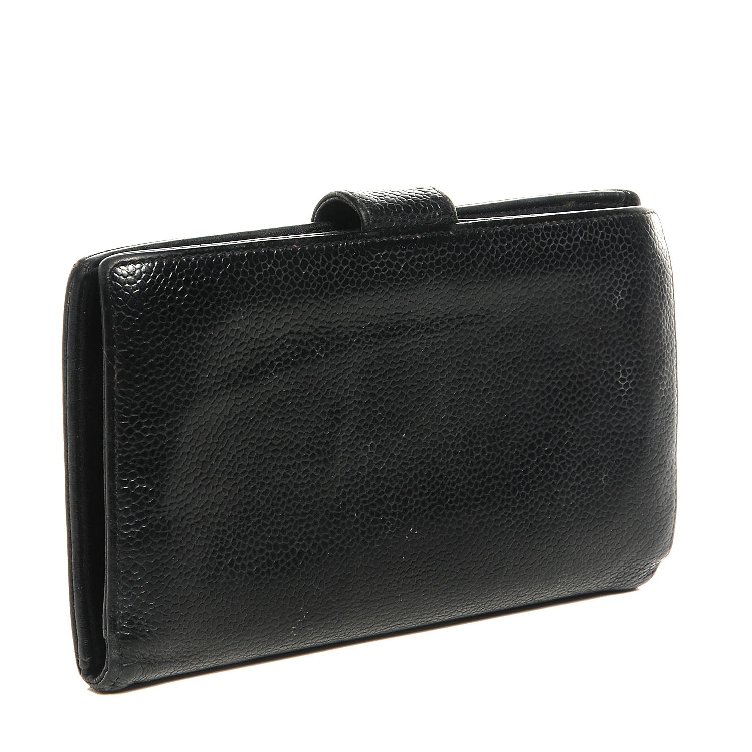 Chanel Caviar CC French Wallet Black 3 of 8