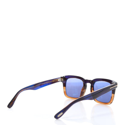 Tom Ford Acetate Dax Sunglasses TF751 Blue 4 of 8