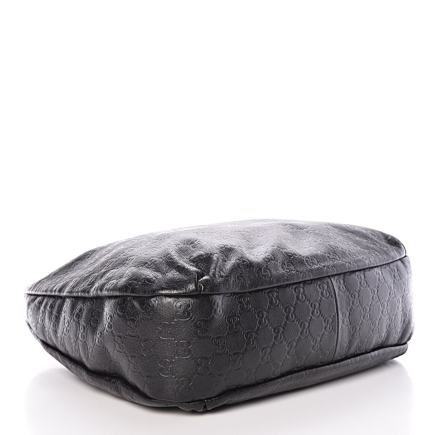 Guccissima Large New Ladies Web Hobo Black