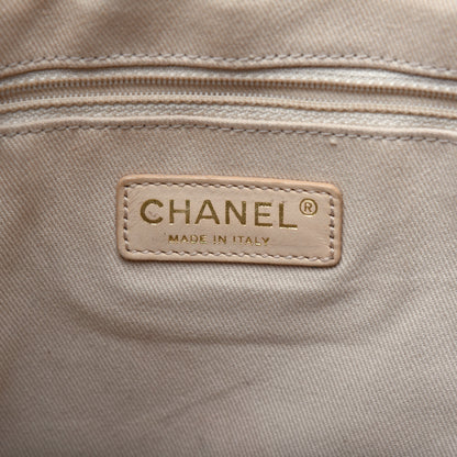 Chanel Crackled Patent Puzzle Tote Black 8 of 24