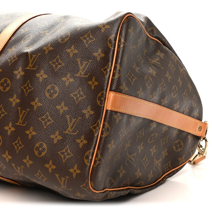 Louis Vuitton Monogram Keepall Bandouliere 55 9 of 10