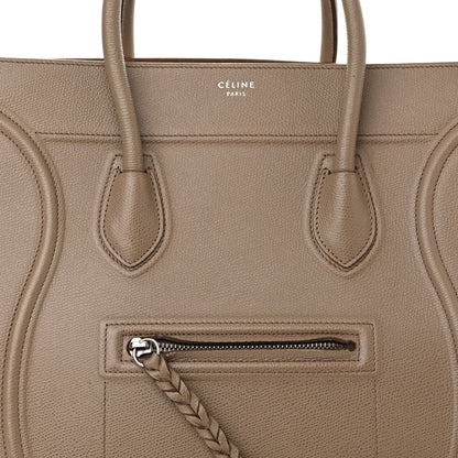 Celine Baby Grained Calfskin Medium Phantom Luggage Taupe 9 of 17