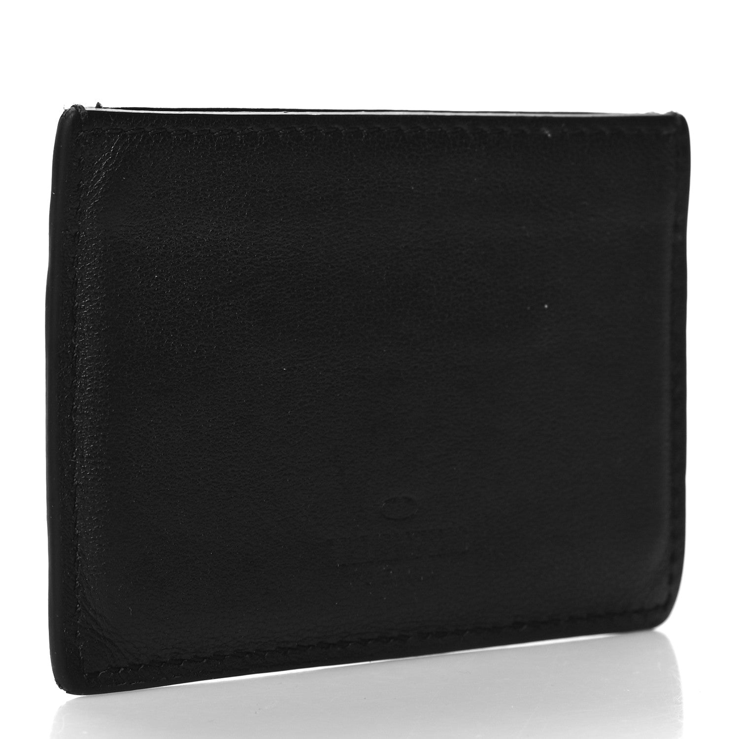 Valentino Garavani VALENTINO GARAVANI Vitello Rockstud Card Holder Black 3 of 7