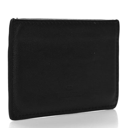 Valentino Garavani VALENTINO GARAVANI Vitello Rockstud Card Holder Black 3 of 7
