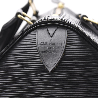 Louis Vuitton Epi Speedy 25 Black 7 of 14