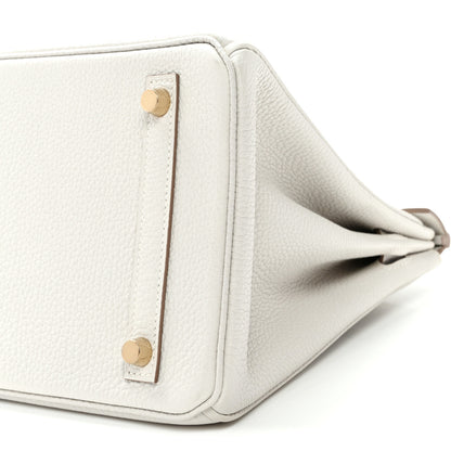 Hermes Togo Birkin 30 Gris Pale 10 of 13