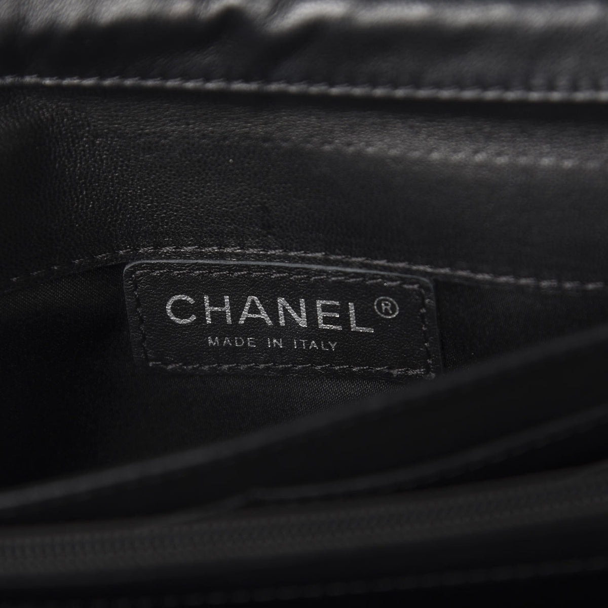 Chanel Lambskin Ultimate Stitch Clutch Flap Black 8 of 10