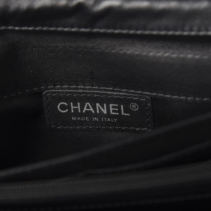 Chanel Lambskin Ultimate Stitch Clutch Flap Black 8 of 10