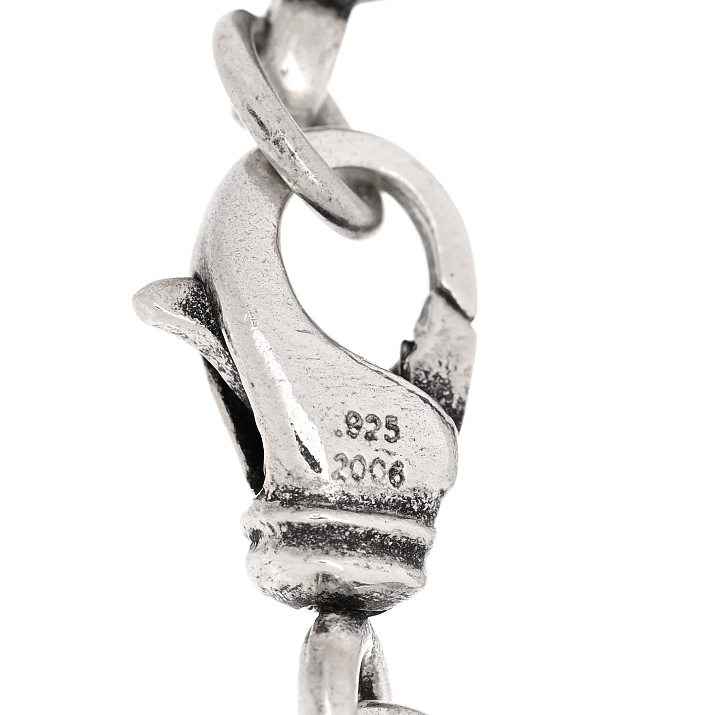 Sterling Silver Dice Cross Ball Bracelet