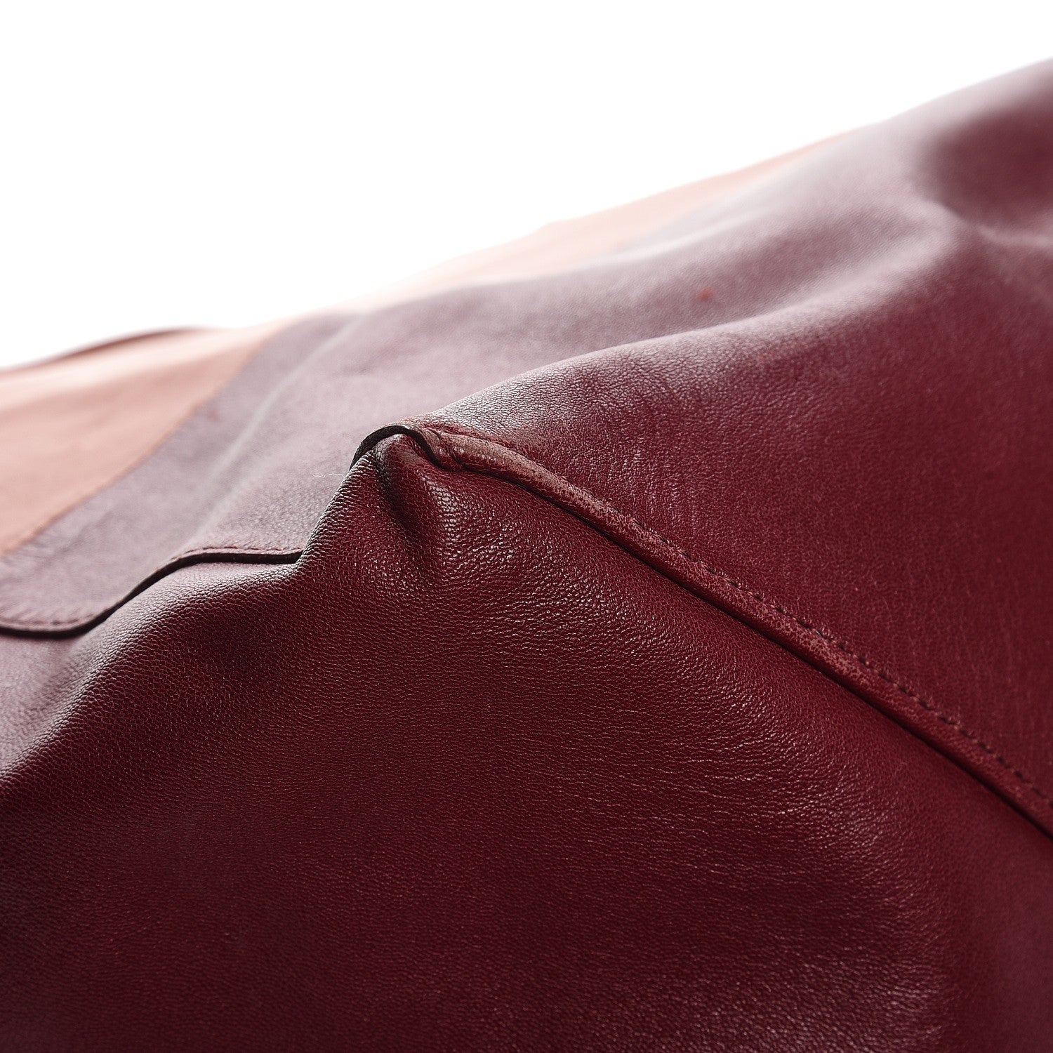 Celine Smooth Lambskin Horizontal Bi-Cabas Terracotta 11 of 13