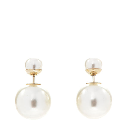 Christian Dior Pearl Mise En Dior Tribal Earrings 4 of 8