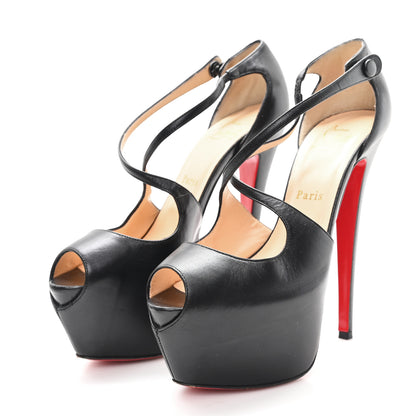 Christian Louboutin Nappa Exagona 160 Pumps 37.5 Black 4 of 8