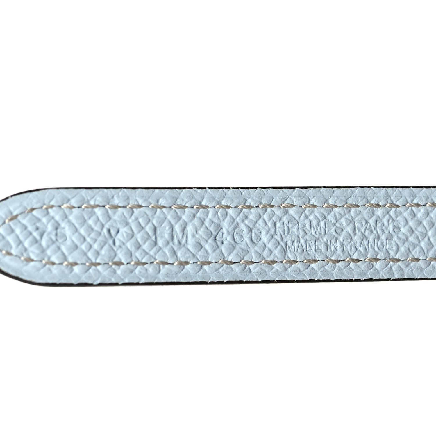 Hermes Swift Epsom 24mm Gamma Belt 75 Navy Bleu Brume 5 of 5