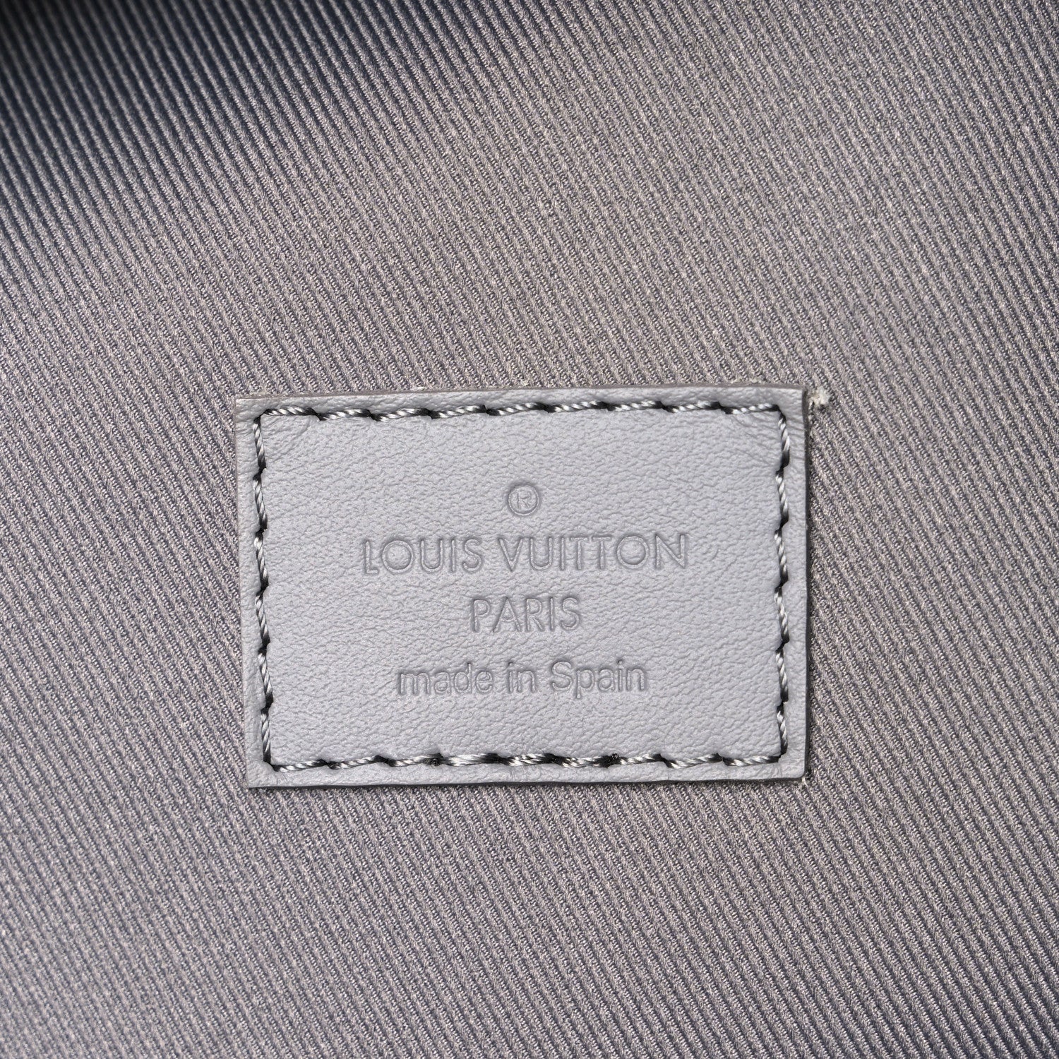 Louis Vuitton Grained Calfskin Aerogram Takeoff Backpack Grey 6 of 9