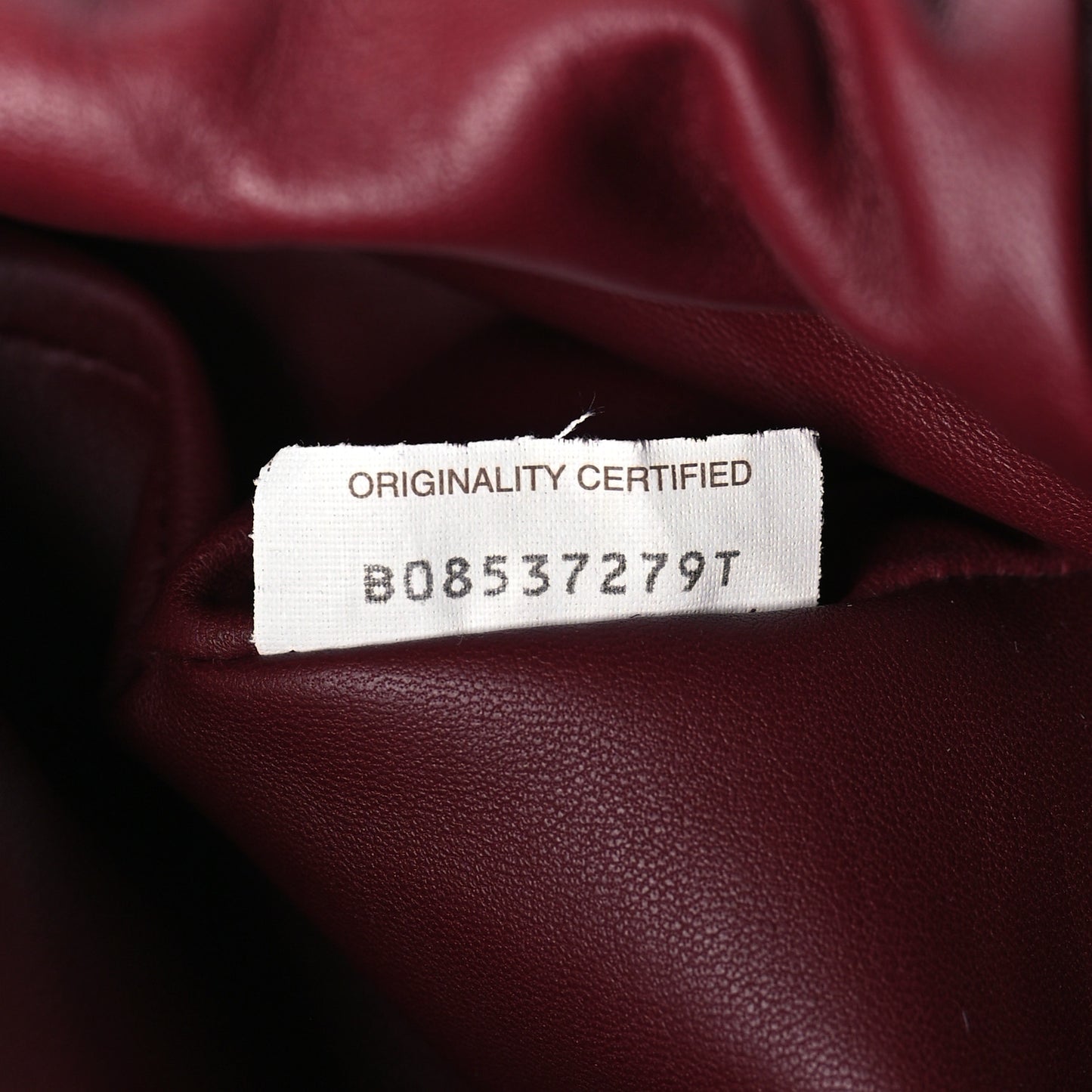Nappa Maxi Intrecciato The Pouch Oversized Clutch Bordeaux