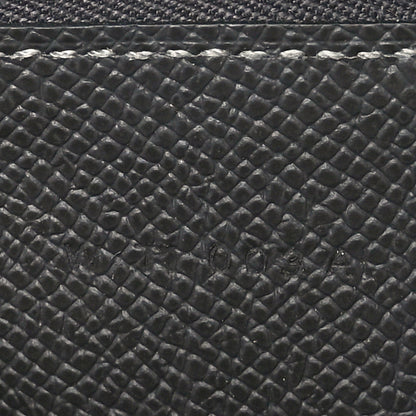 Hermes Epsom Matte Alligator Bearn Touch Gusset Wallet Graphite Gris Ciment 7 of 8