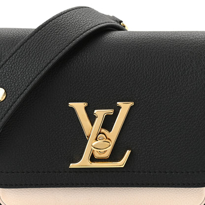Louis Vuitton Grained Calfskin Lockme Tender Black 7 of 9