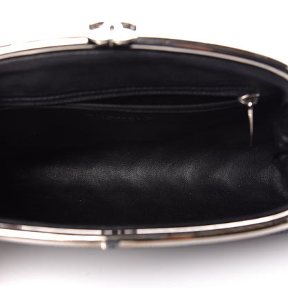 Chanel Lambskin Perforated Timeless Clutch Black 5 of 10