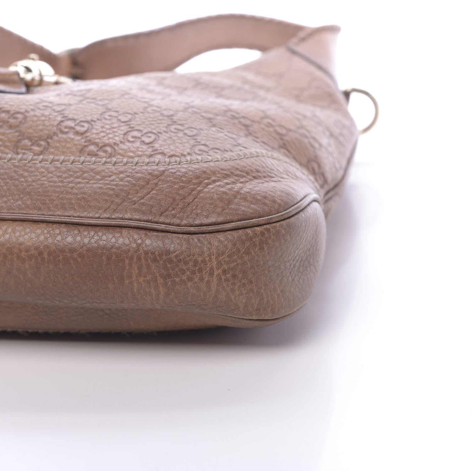 Gucci Guccissima Old Libeccio Medium New Jackie Hobo Old Naturale 10 of 10