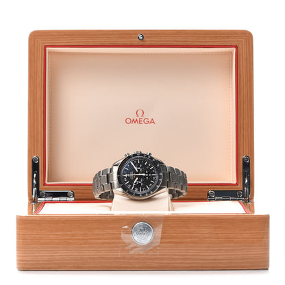 Omega Titanium 44mm Speedmaster HB-SIA Co-Axial Chronometer GMT Automatic Watch Black 321.90.44.52.01.001 6 of 6