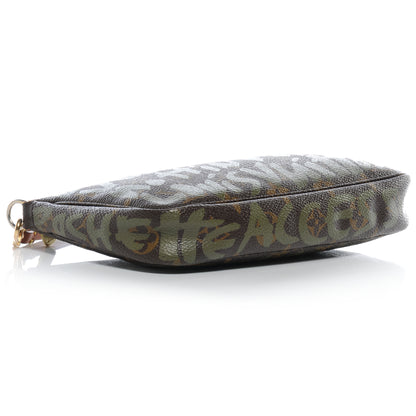 Louis Vuitton Monogram Graffiti Pochette Accessories Kaki 4 of 7