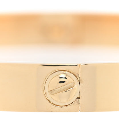 Cartier 18K Yellow Gold LOVE Bracelet 19 5 of 8