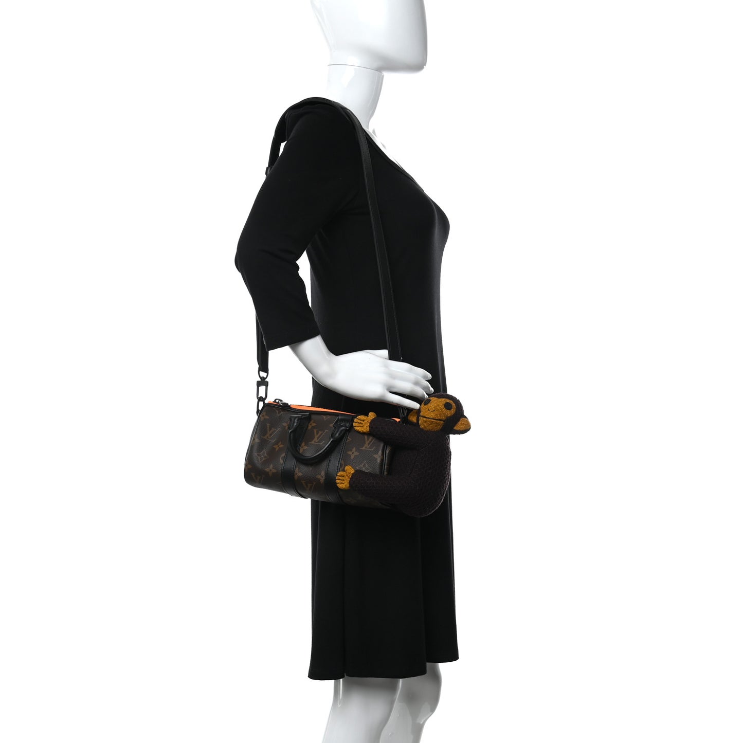 Monogram Monkey Puppet LV Friends Keepall XS