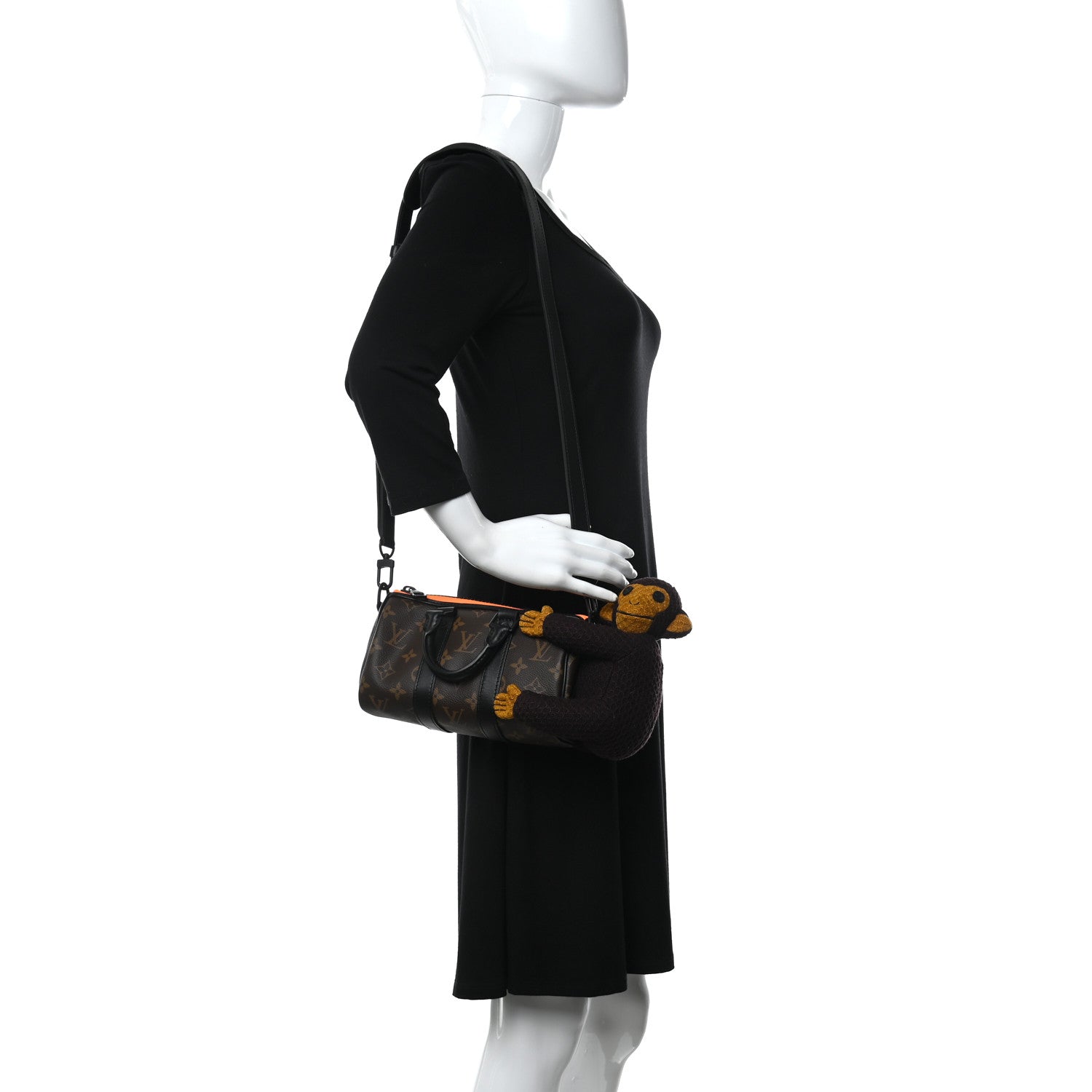 Louis Vuitton Monogram Monkey Puppet LV Friends Keepall XS 2 of 9