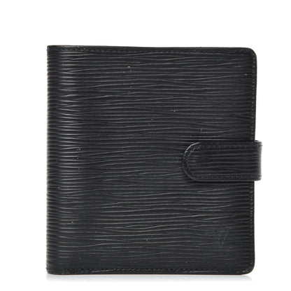 Louis Vuitton Epi Porte-Billets Compact Wallet Black 1 of 11