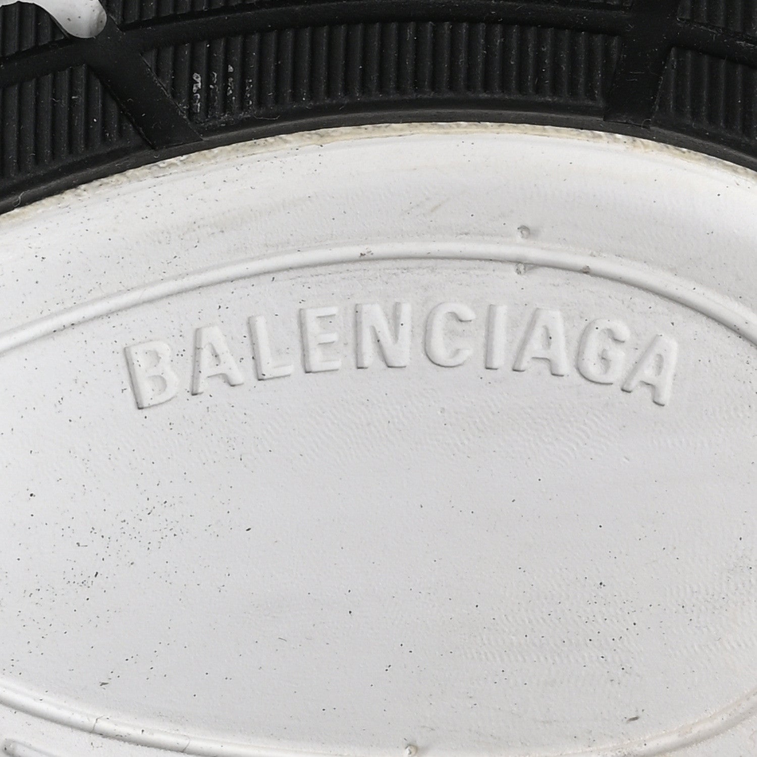 Balenciaga Metallic Calfskin Mesh Circuit Womens Sneaker 37 Silver White 7 of 8