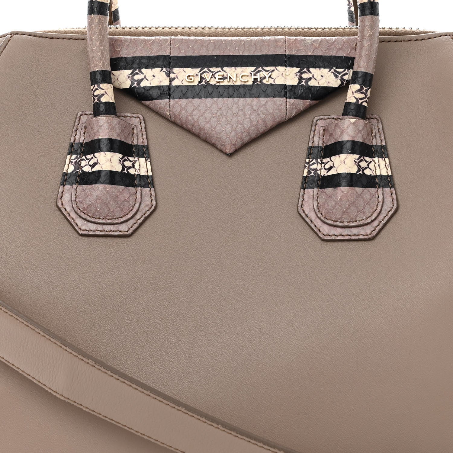 Givenchy Calfskin Ayers Trim Medium Antigona Grey 8 of 20