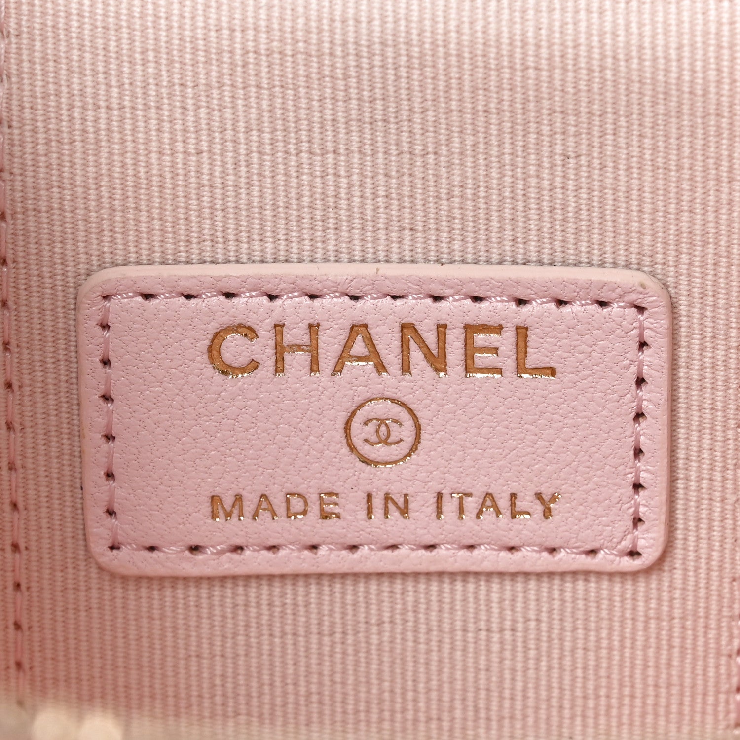 Chanel Lambskin Quilted Mini Top Handle Vanity Case With Chain Light Pink 6 of 11