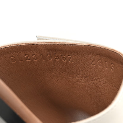 Hermes Calfskin Giulia Sandals 37 Beige Glaise 9 of 10