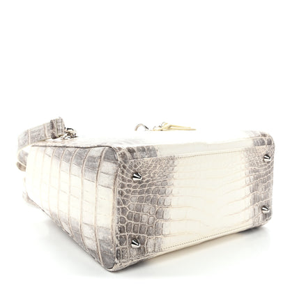Christian Dior Niloticus Crocodile Himalaya Medium Lady Dior Latte 4 of 10